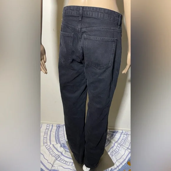 Sz 6 MATILDA Mango Women MEDIUM-RISE STRAIGHT-FIT JEANS - Picture 6 of 12